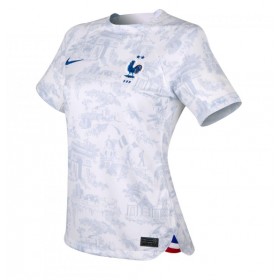 Damen Fußballbekleidung Frankreich Auswärtstrikot WM 2022 Kurzarm